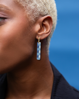 Fine Indigo - Blue Earrings