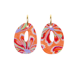 Bulle Flore - Orange Earrings