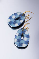 Bulle Indigo - Blue Earrings
