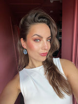 Bulle Indigo - Blue Earrings