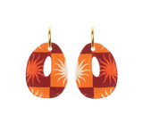 Bulle Soleil - Orange Earrings