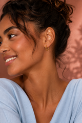 Gold Plated Classic Hoops