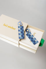 Classique Indigo - Blue Earrings