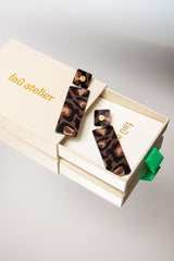 Classique Fauve - Brown Earrings
