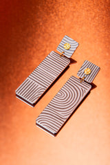 Classique Équilibre - Gray Earrings