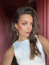 Curieuse  Désir - Bordeaux Earrings