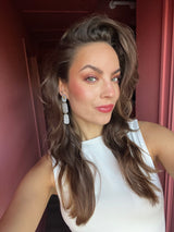 Curieuse  Équilibre - Gray Earrings