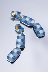 Curieuse  Indigo - Blue Earrings