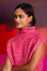 Curieuse  Désir - Bordeaux Earrings