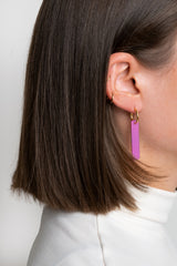 Fine Illusion - Blue and Pink Earrings