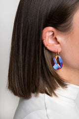 Bulle La Fête - Blue Earrings