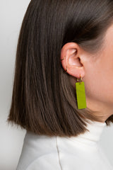 Moderne Mondaine - Olive and Lilac Earrings