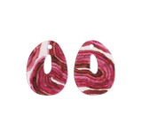 Bulle Désir - Bordeaux Earrings