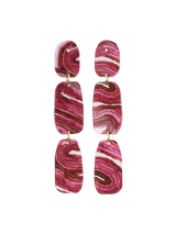 Curieuse  Désir - Bordeaux Earrings