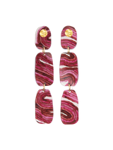 Curieuse  Désir - Bordeaux Earrings