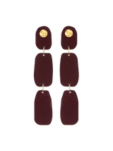 Curieuse  Désir - Bordeaux Earrings