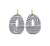 Bulle Équilibre- Gray Earrings