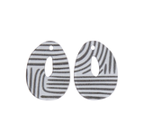 Bulle Équilibre- Gray Earrings