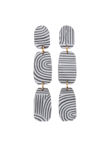 Curieuse  Équilibre - Gray Earrings