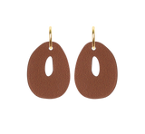 Bulle Fauve - Brown Earrings