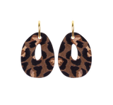 Bulle Fauve - Brown Earrings