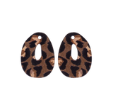 Bulle Fauve - Brown Earrings