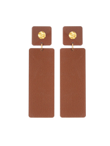 Classique Fauve - Brown Earrings