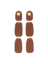 Curieuse Fauve - Brown Earrings