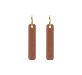 Fine Fauve - Brown Earrings
