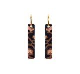 Fine Fauve - Brown Earrings