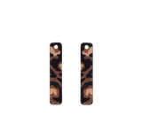 Fine Fauve - Brown Earrings