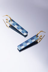 Fine Indigo - Blue Earrings