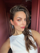 Fine Indigo - Blue Earrings