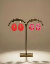 Bulle La Danseuse Rose Earrings