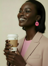 Bulle La Danseuse Rose Earrings