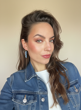 Fine Indigo - Blue Earrings