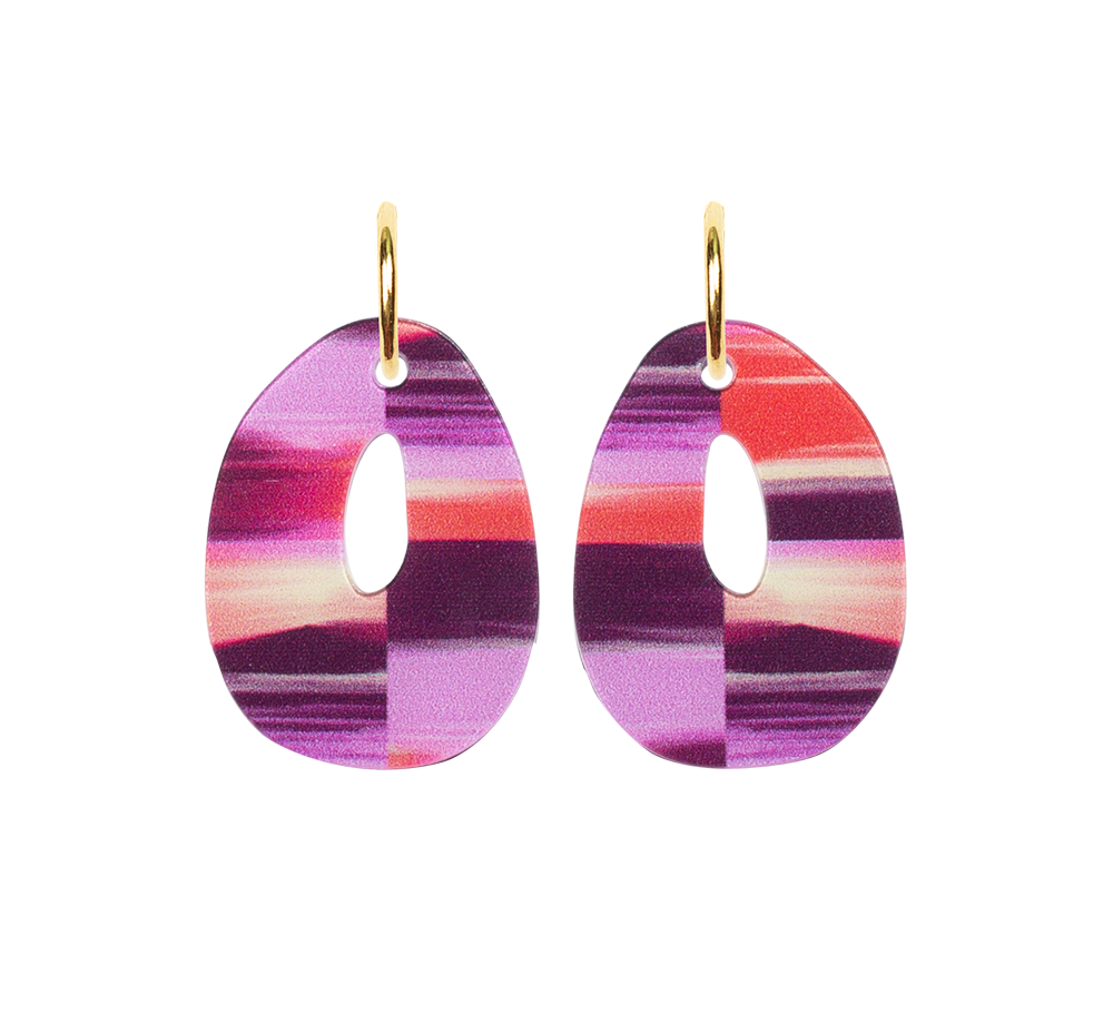 Bulle Horizon - Pink Earrings