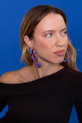 Glorieuse Rêve en Bleu - Earrings