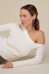 Classique Fauve - Brown Earrings