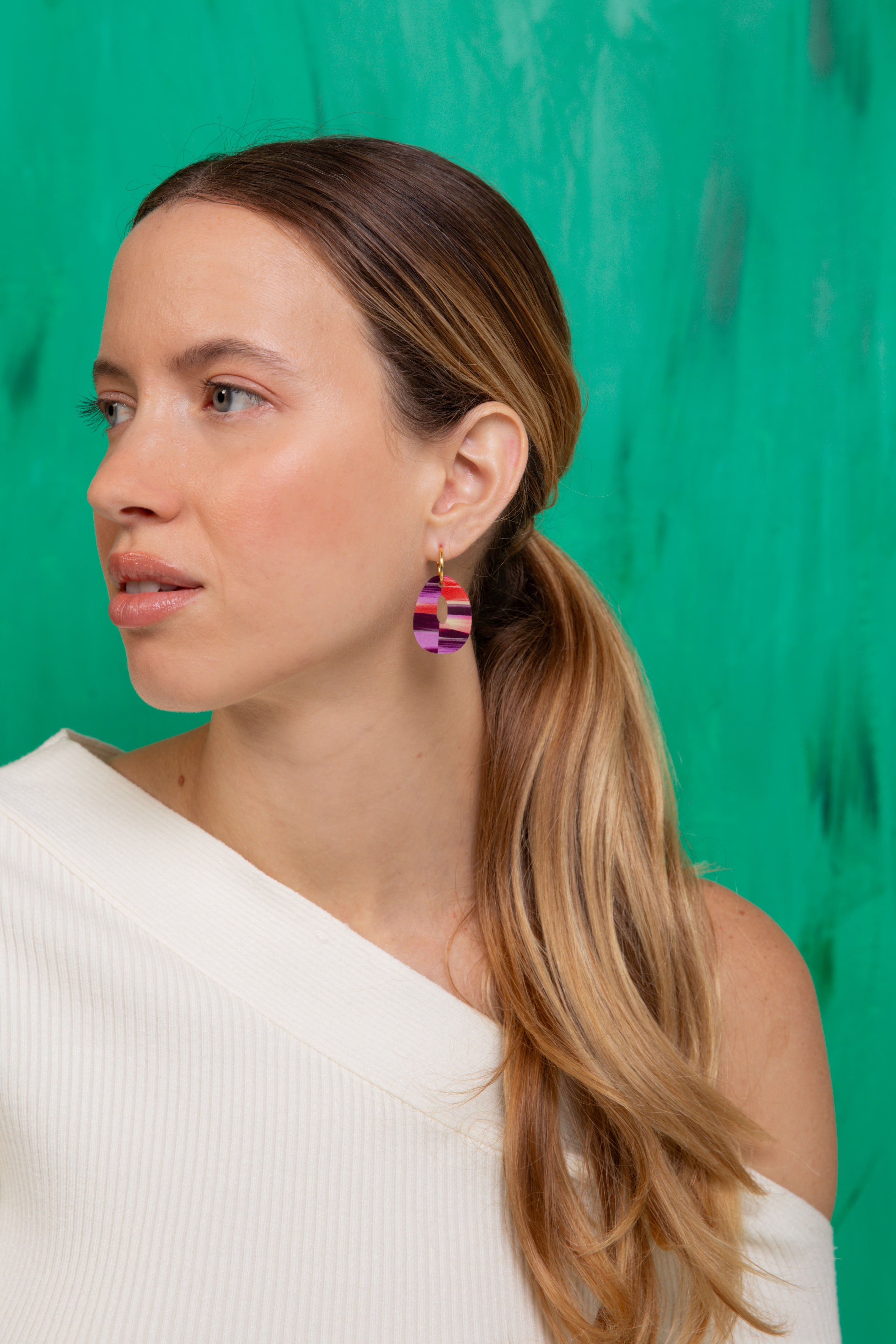 Bulle Horizon - Pink Earrings