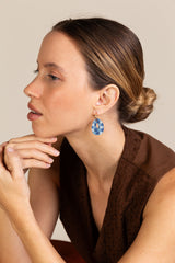 Bulle Indigo - Blue Earrings