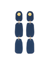 Curieuse  Indigo - Blue Earrings