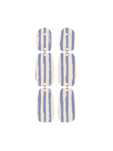 Curieuse Blue Lilac Double Print - Earrings