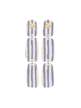 Curieuse Blue Lilac Double Print - Earrings