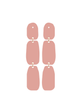 Curieuse Flower Blue- Pink - Earrings
