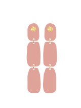 Curieuse Flower Blue- Pink - Earrings