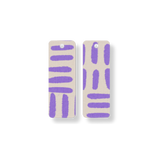 Moderne Lilac Lines en Berry Glow