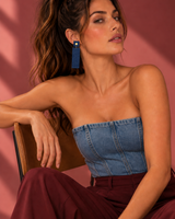 Classique Burgundy Denim