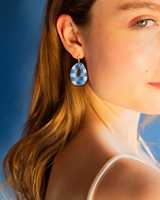 Bulle Indigo - Blue Earrings