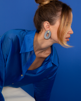 Ovale Équilibre - Gray Earrings